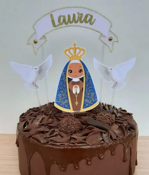 Topo de Bolo Nossa Senhora