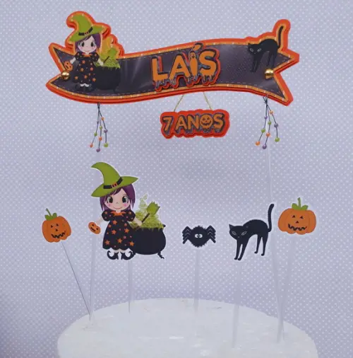 Topo para Bolo Halloween