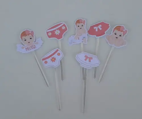 Topper de Docinho Bye Bye Fraldinha