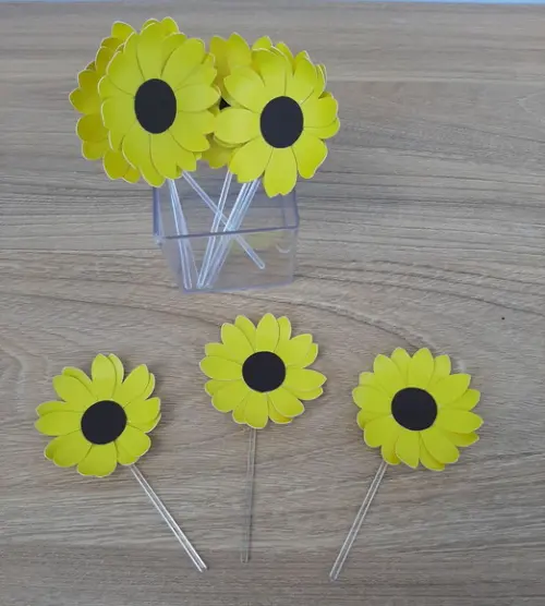 Topper para Docinho Girassol