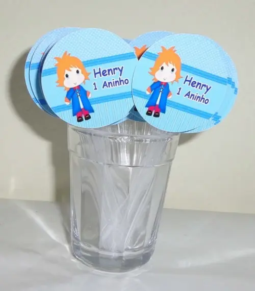Topper para Docinho Pequeno Principe