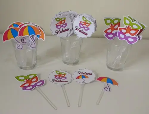 Topper para Docinhos Carnaval