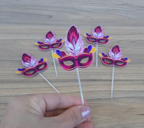 Topper para Docinhos Festa a Fantasia
