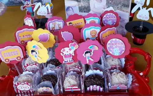 Topper para Docinhos Circo