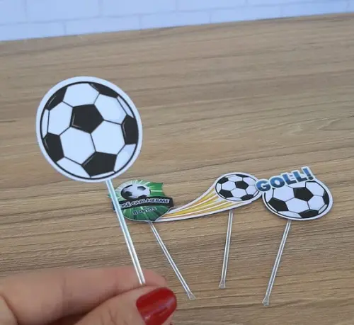 Topper para Docinhos Festa Futebol