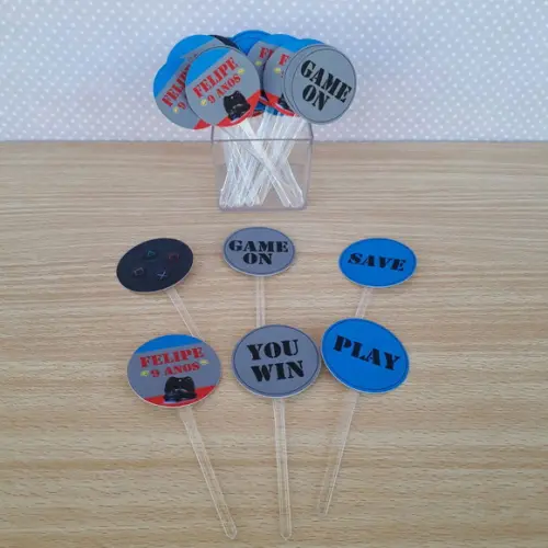 Topper para Docinhos Video Game