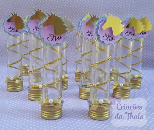 Tubete Unicórnio Dourado