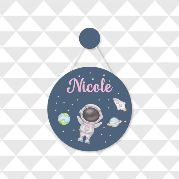 Enfeite Porta Maternidade Astronauta