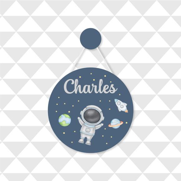Enfeite Porta Maternidade Astronauta
