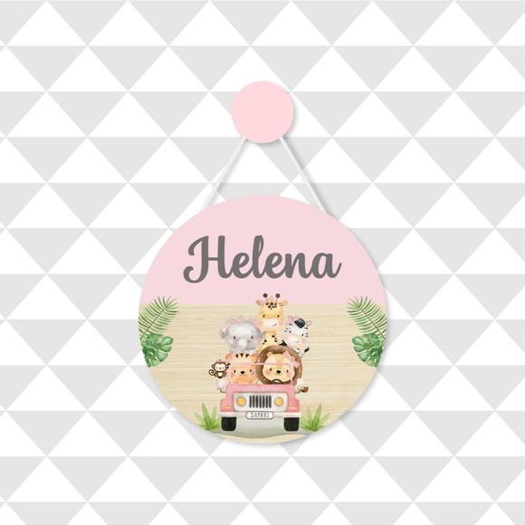 Enfeite Porta Maternidade Bichinhos Animais Safari