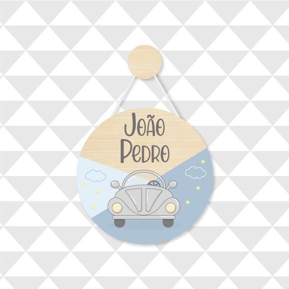 Enfeite Porta Maternidade Personalizado Carrinho