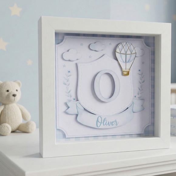 Quadro Maternidade Monograma Personalizado