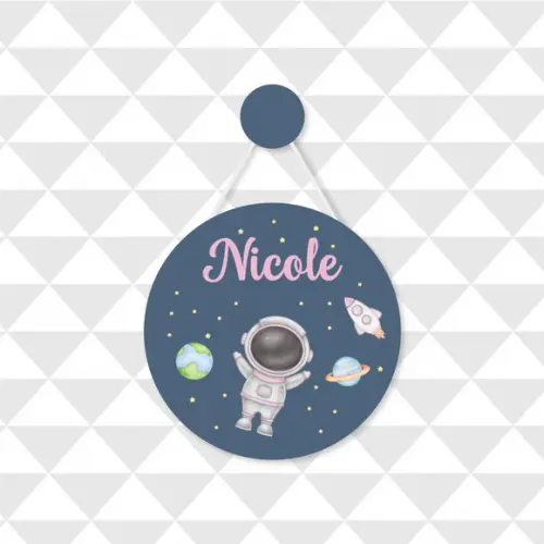 Enfeite Porta Maternidade Astronauta