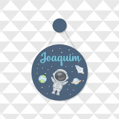 Enfeite Porta Maternidade Astronauta