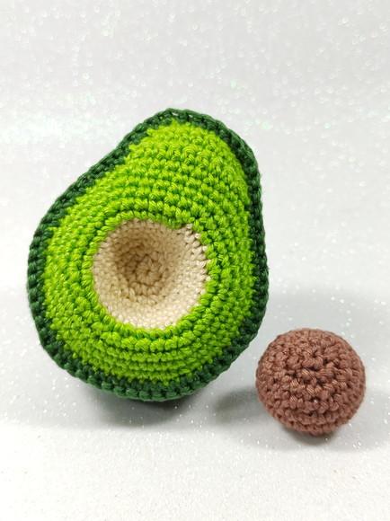 Abacate em Crochê