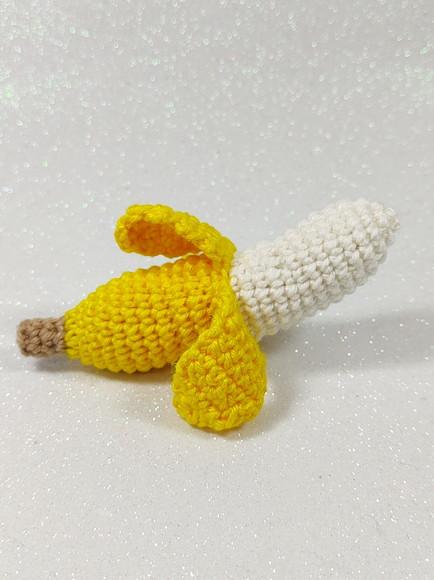 Banana Aberta em Crochê