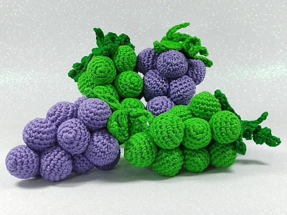 Cacho de Uva em Crochê