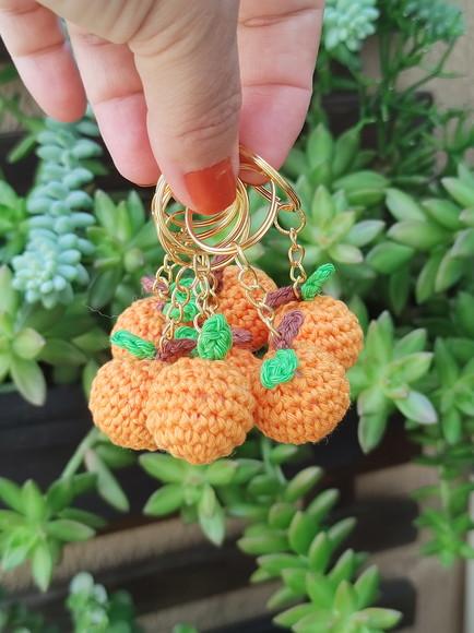Chaveiro Mini Fruta em Crochê