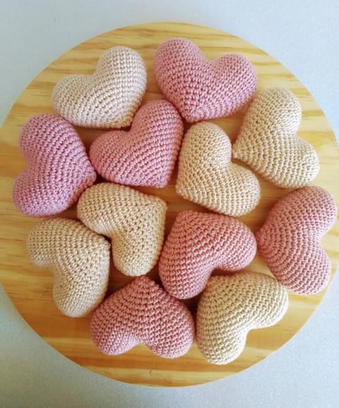 Coração Amigurumi em Crochê