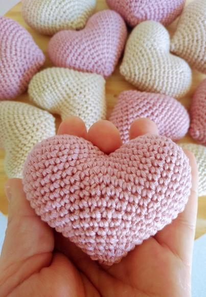Coração Amigurumi em Crochê