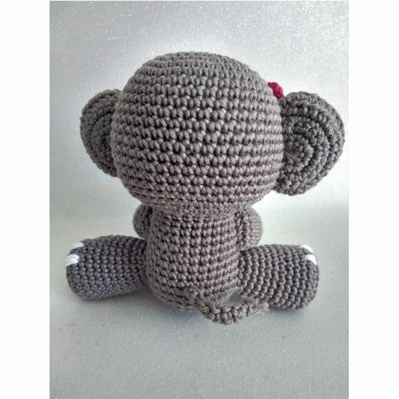Elefante Amigurumi em Crochê