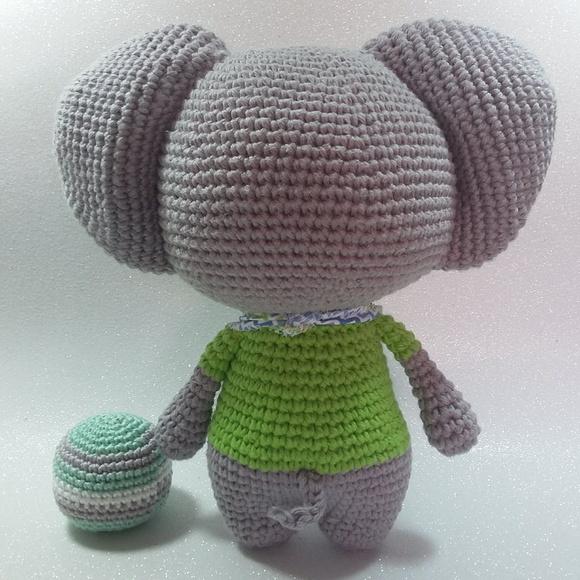 Elefante Amigurumi em Crochê