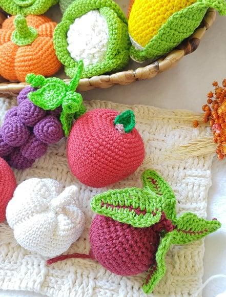 Fruta e Legume em Crochê