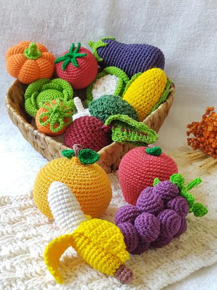 Fruta e Legume em Crochê