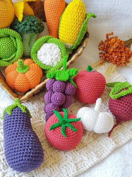 Fruta e Legume em Crochê