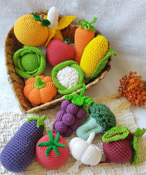 Fruta e Legume em Crochê