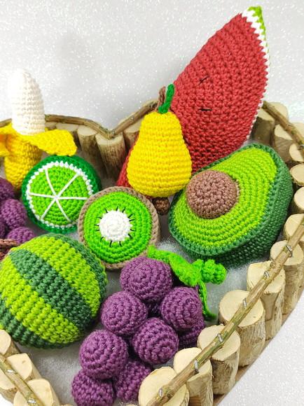 Fruta em Crochê