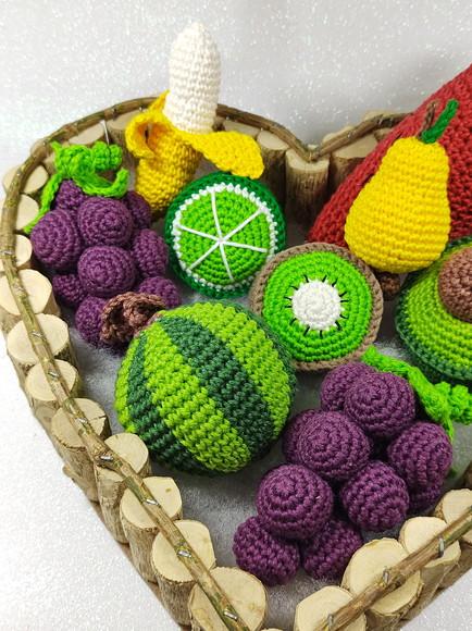 Fruta em Crochê