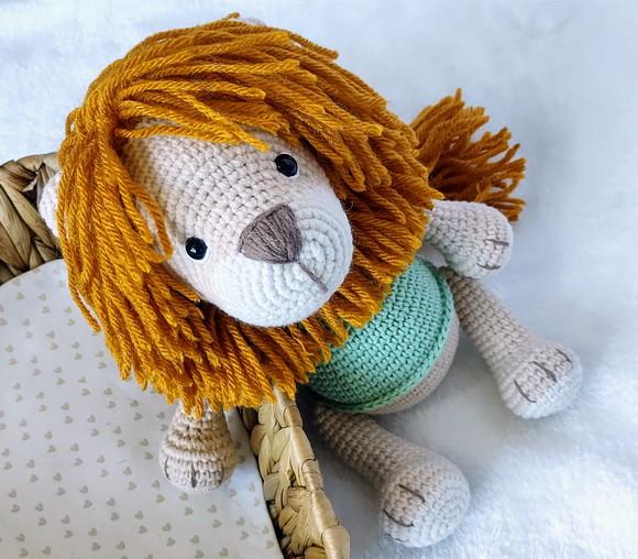 Leão Amigurumi em Crochê