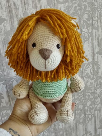 Leão Amigurumi em Crochê