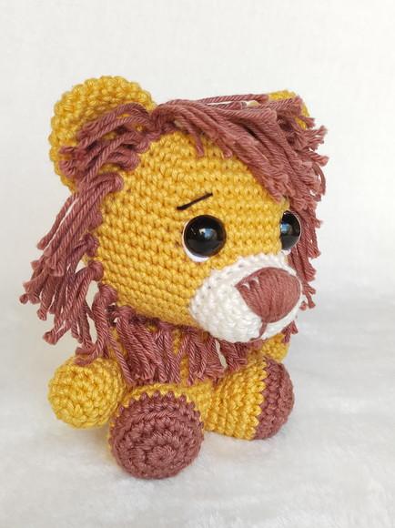 Leão Amigurumi em Crochê