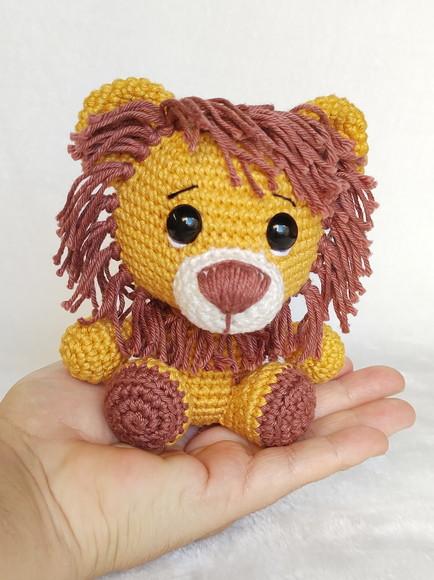Leão Amigurumi em Crochê