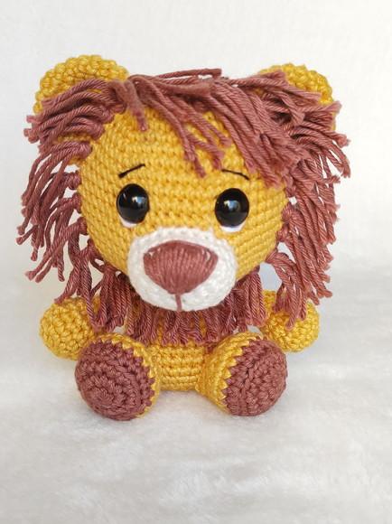 Leão Amigurumi em Crochê