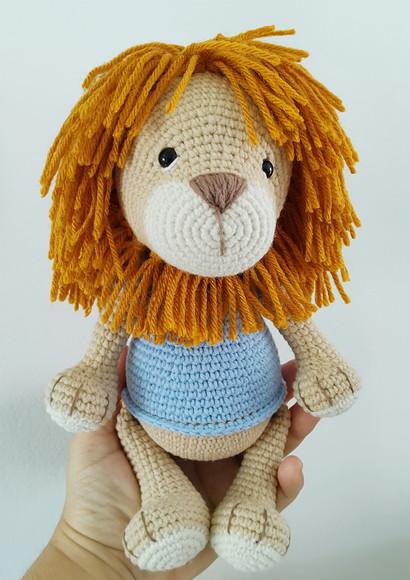 Leão Amigurumi em Crochê
