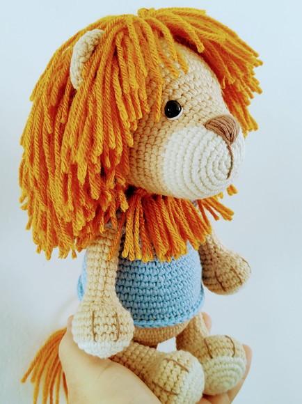Leão Amigurumi em Crochê