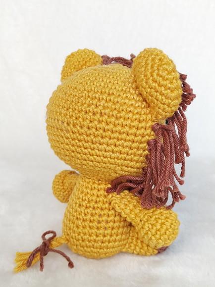 Leão Amigurumi em Crochê