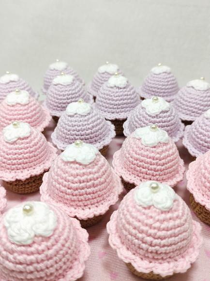Lembrancinha Maternidade Cupcake em Crochê