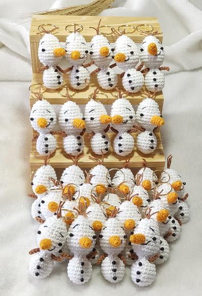 Lembrancinha Olaf em Crochê