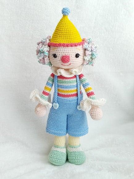 Palhaço Amigurumi em Crochê