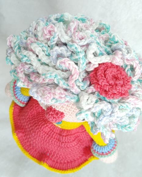 Palhaça Amigurumi em Crochê