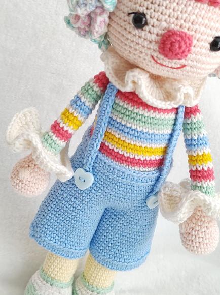 Palhaço Amigurumi em Crochê