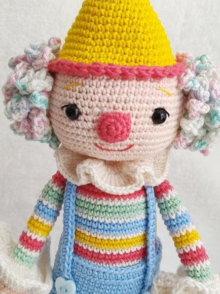 Palhaço Amigurumi em Crochê