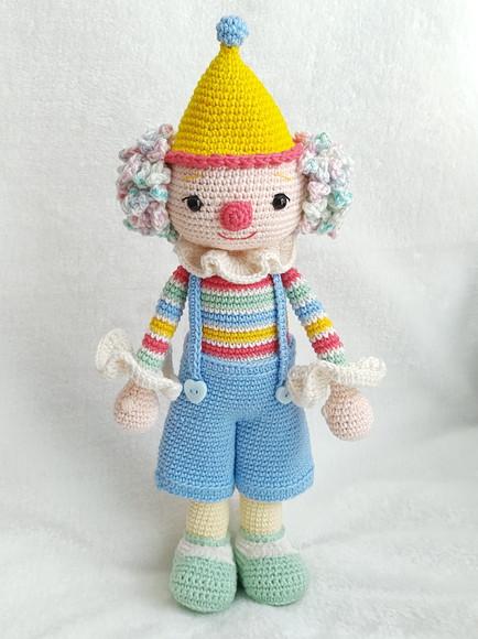 Palhaço Amigurumi em Crochê