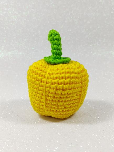 Pimentão em Crochê