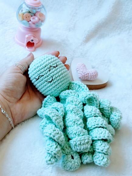 Polvo Maternidade Amigurumi em Crochê