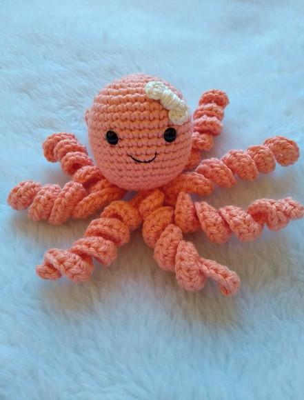 Polvo Kids Amigurumi em Crochê